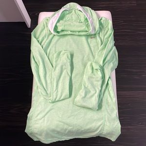 Mint green womens nike running top